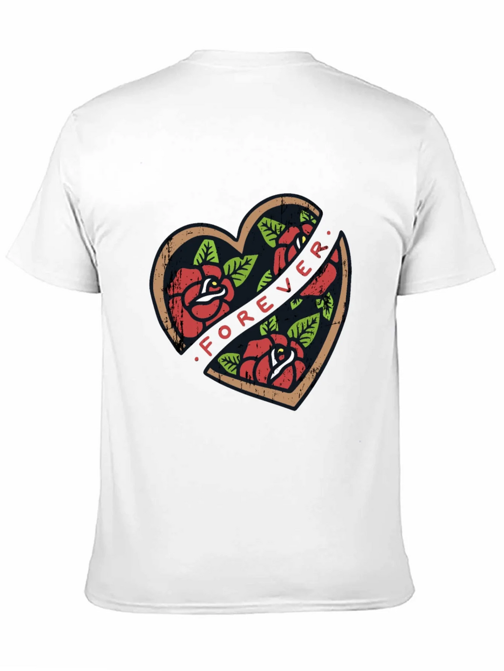 Forever Rose Heart Graphic Tee