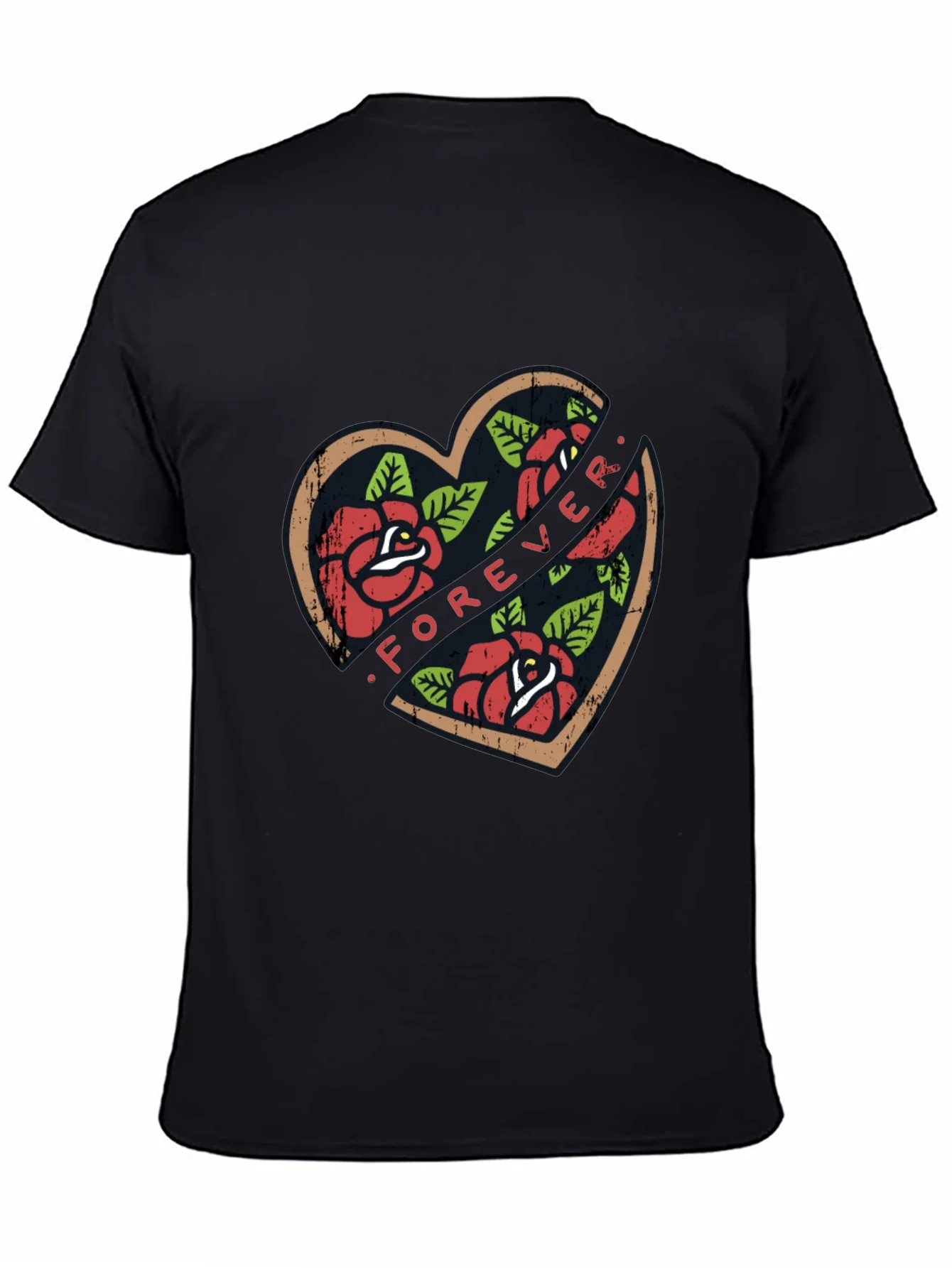 Forever Rose Heart Graphic Tee