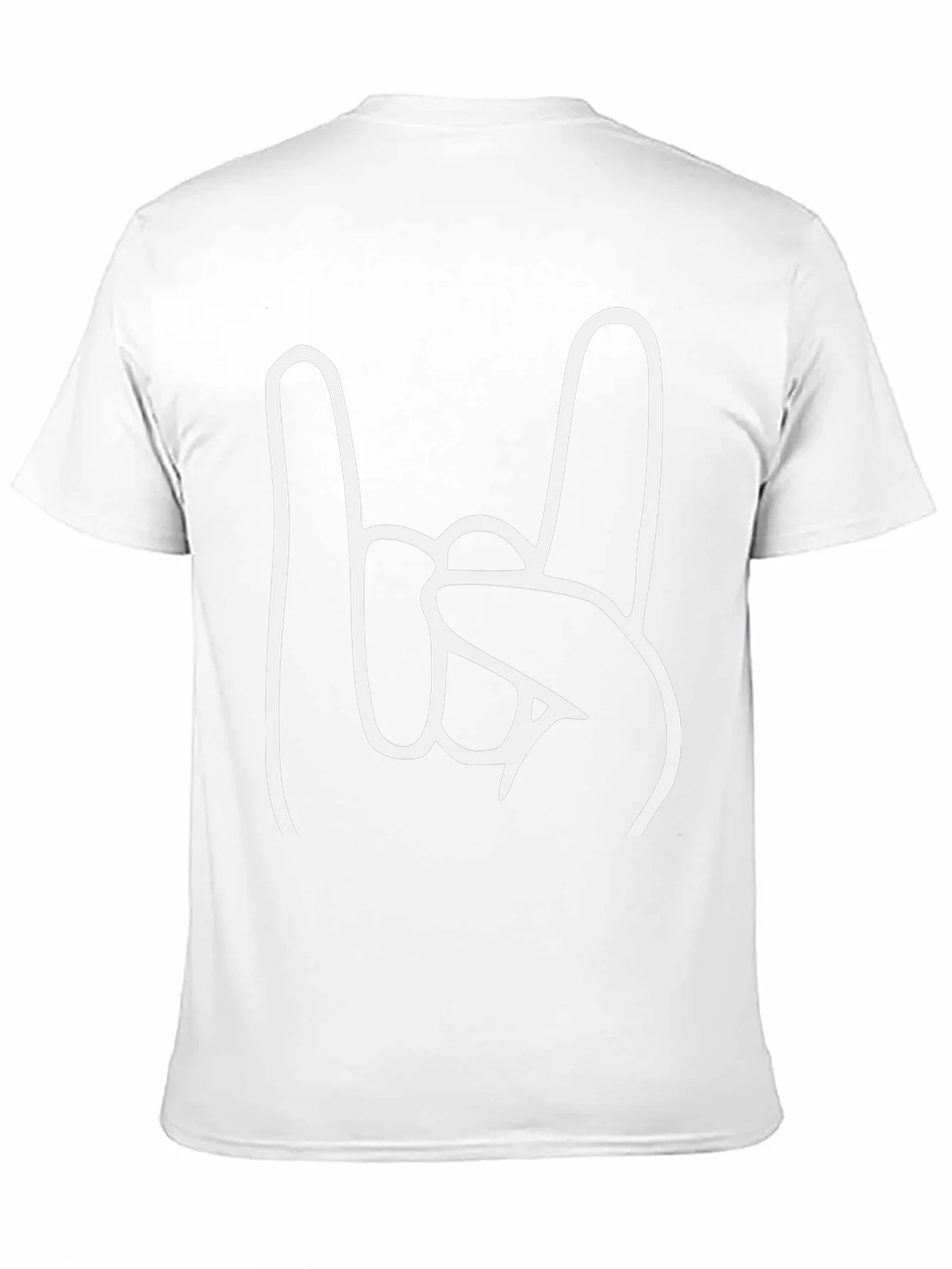 Rock On Graphic Tee - Black Cotton T-Shirt
