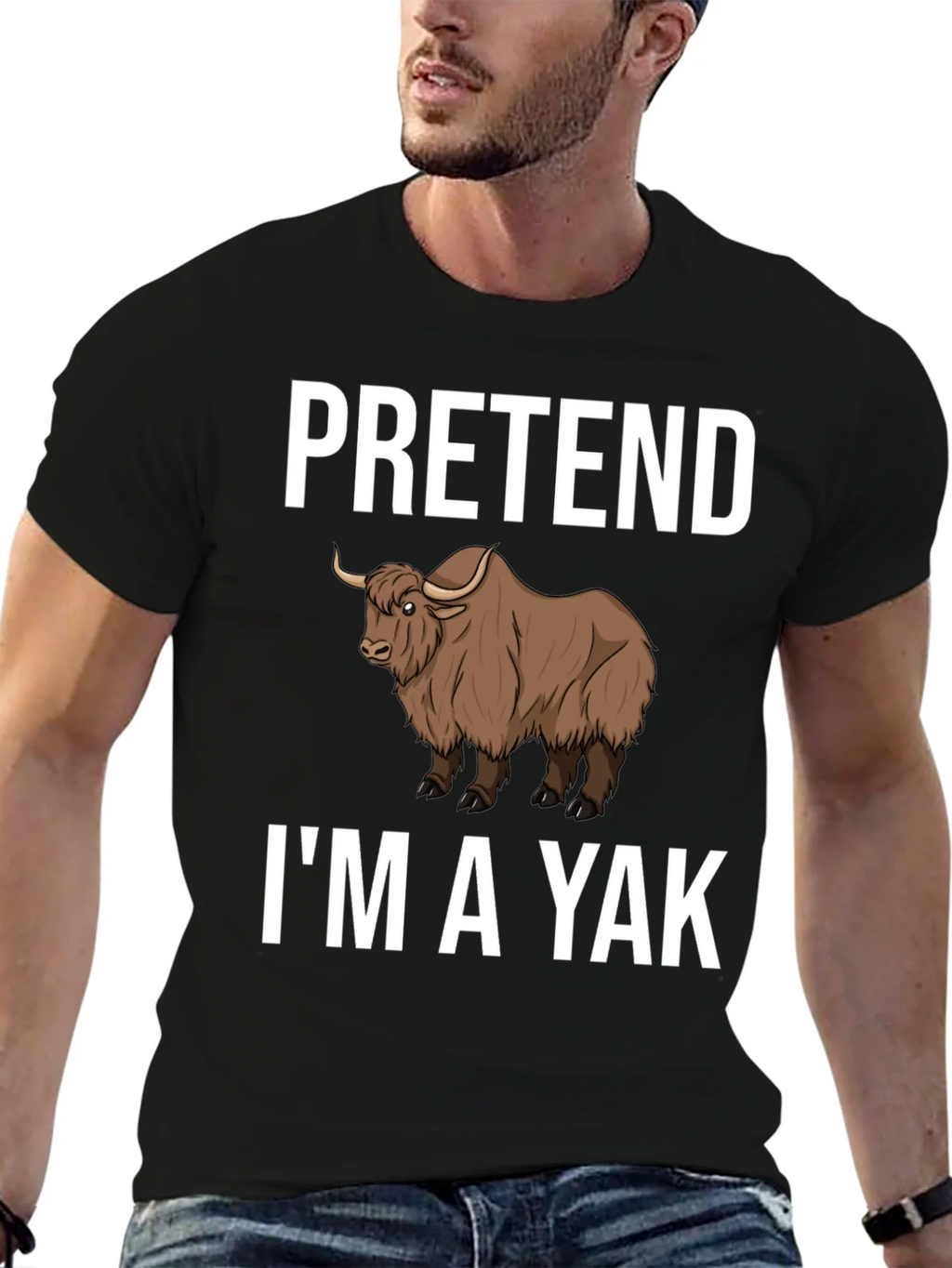 Pretend Im a Yak Funny T-Shirt