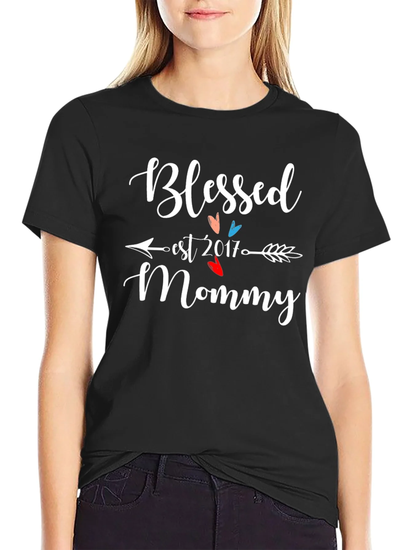 Blessed Mommy Est. 2017 T-Shirt
