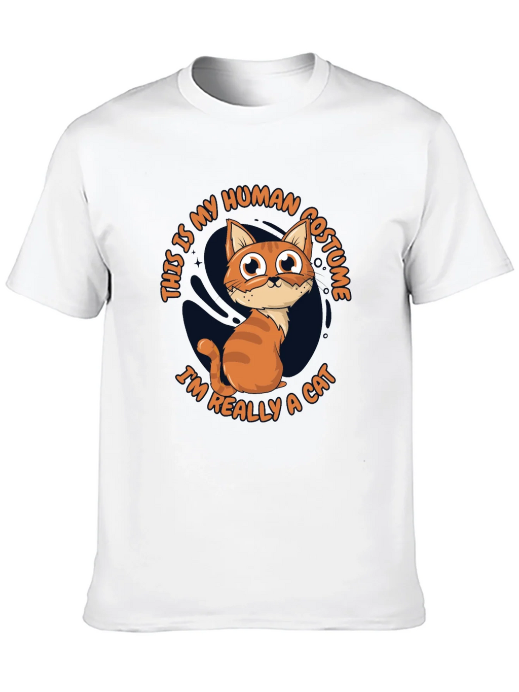 Funny Cat Human Costume T-Shirt