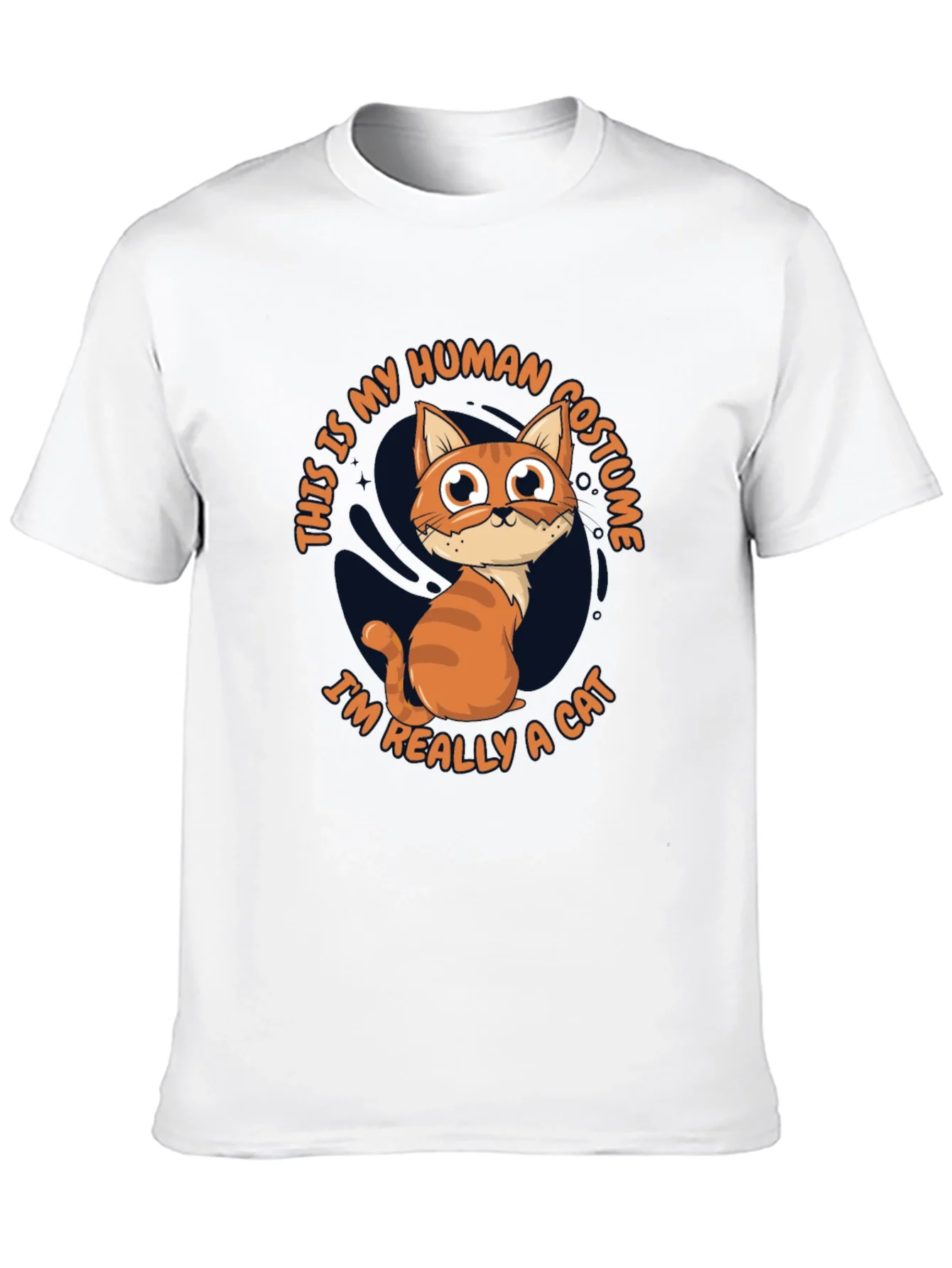 Funny Cat Human Costume T-Shirt