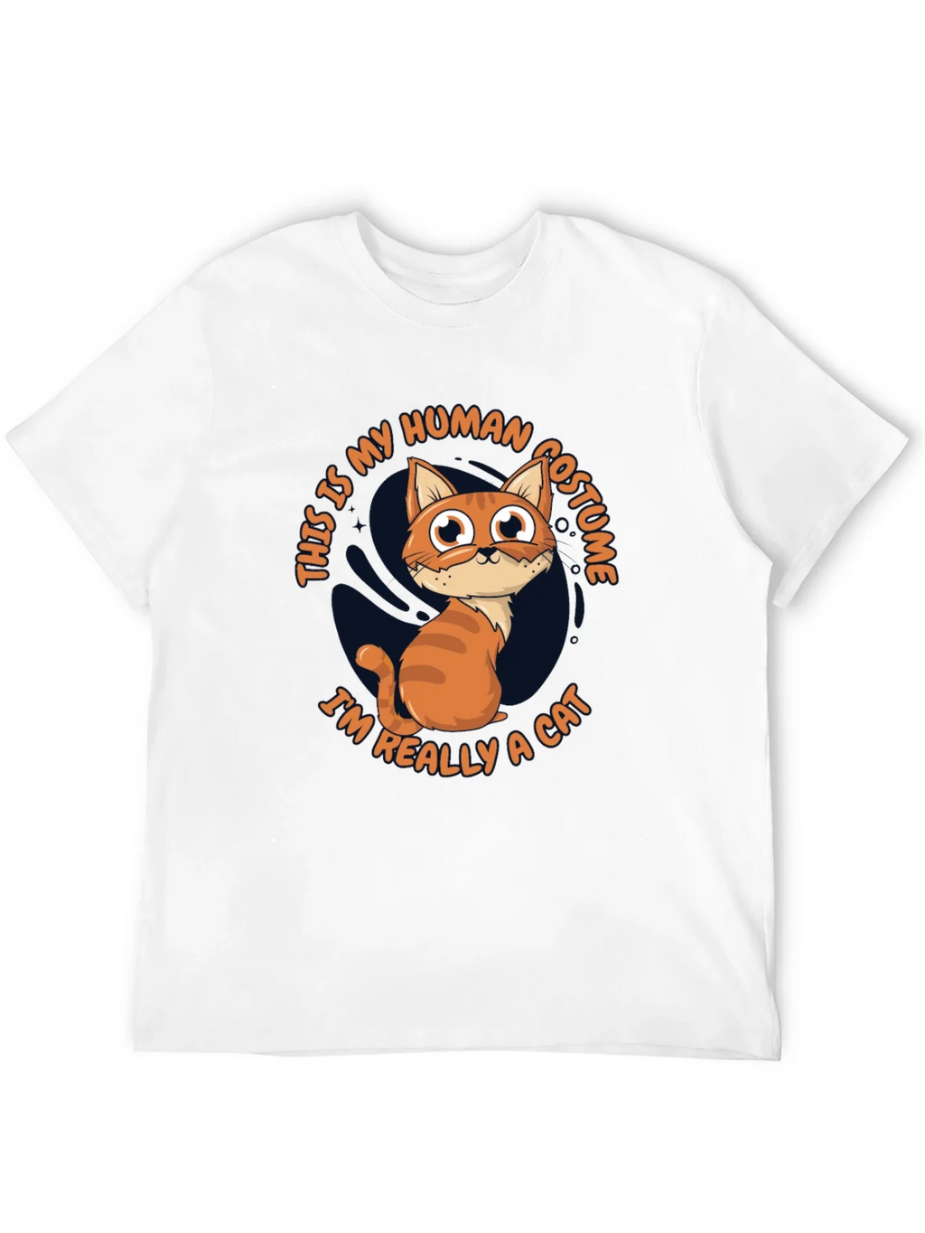 Funny Cat Human Costume T-Shirt