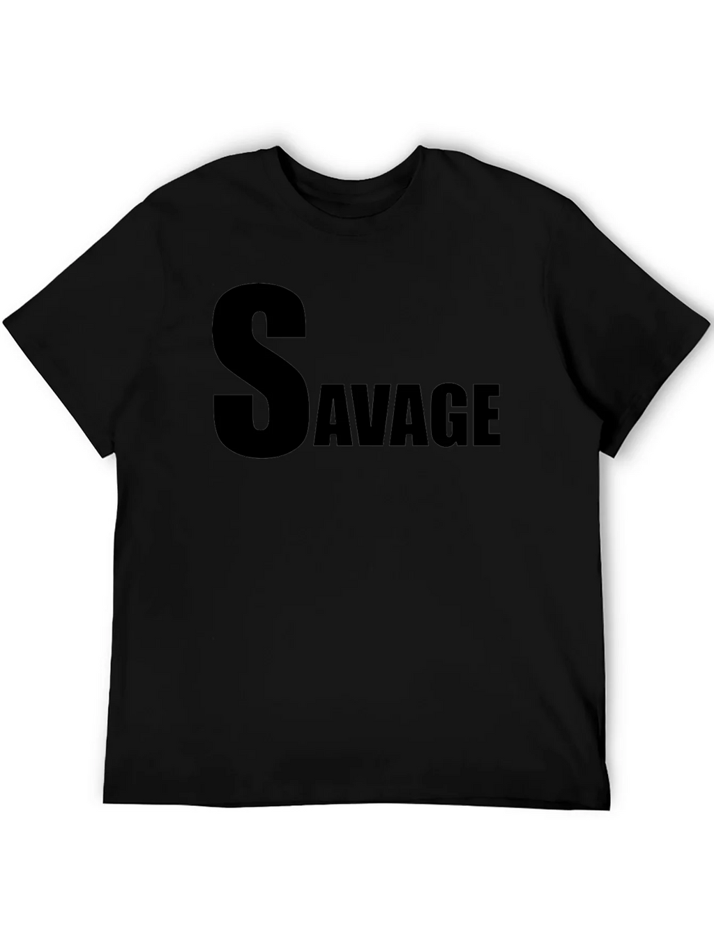 Savage Black T-Shirt - Mens Graphic Tee
