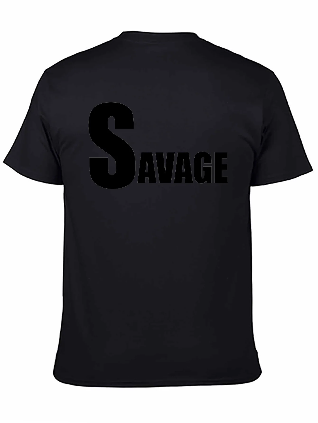 Savage Black T-Shirt - Mens Graphic Tee