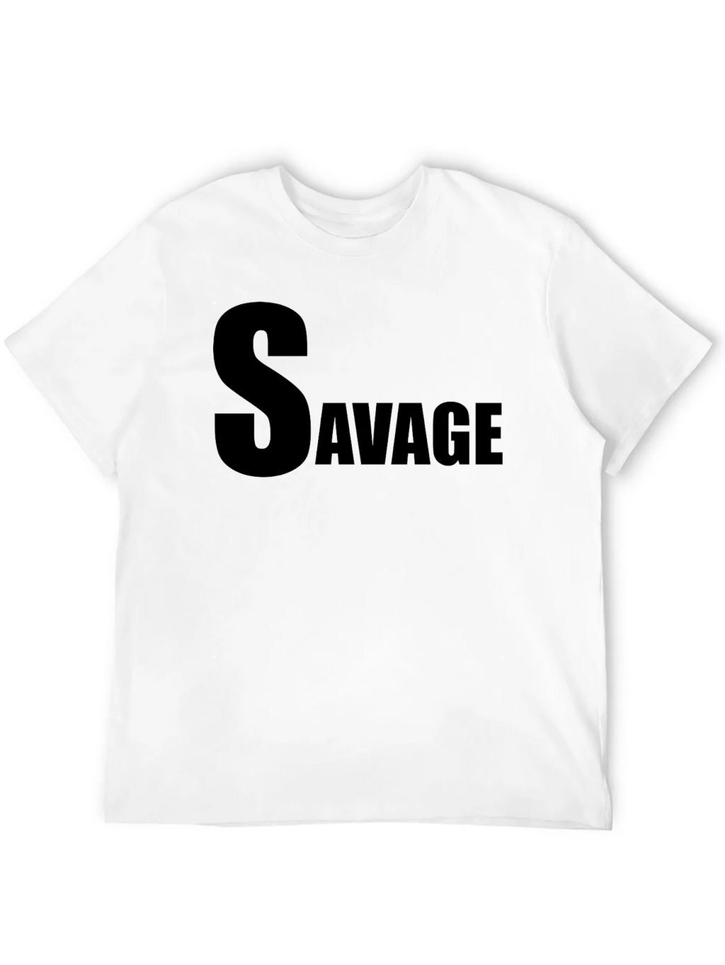 Savage Black T-Shirt - Mens Graphic Tee
