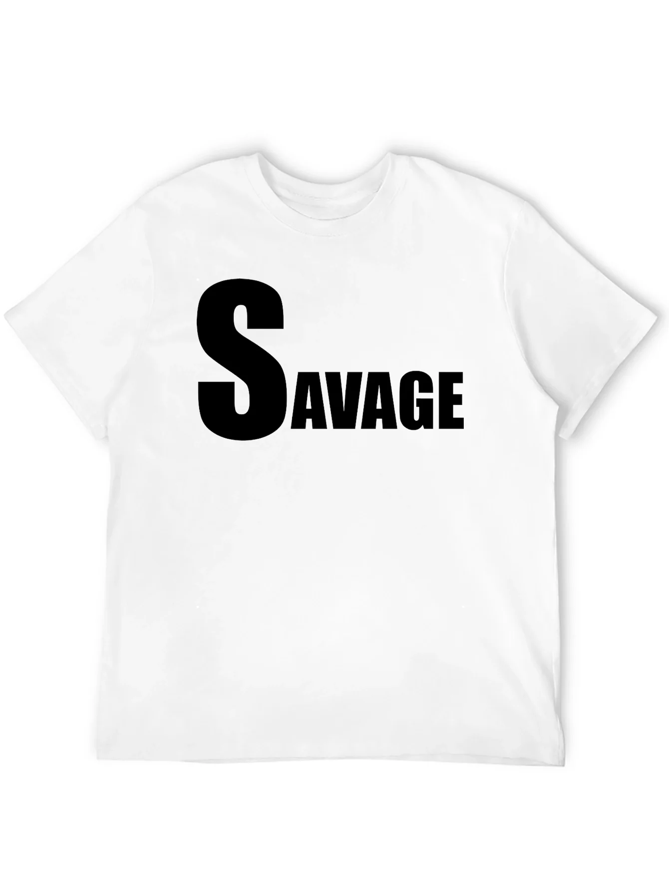 Savage Black T-Shirt - Mens Graphic Tee