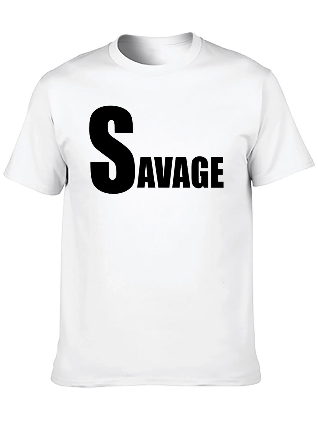 Savage Black T-Shirt - Mens Graphic Tee