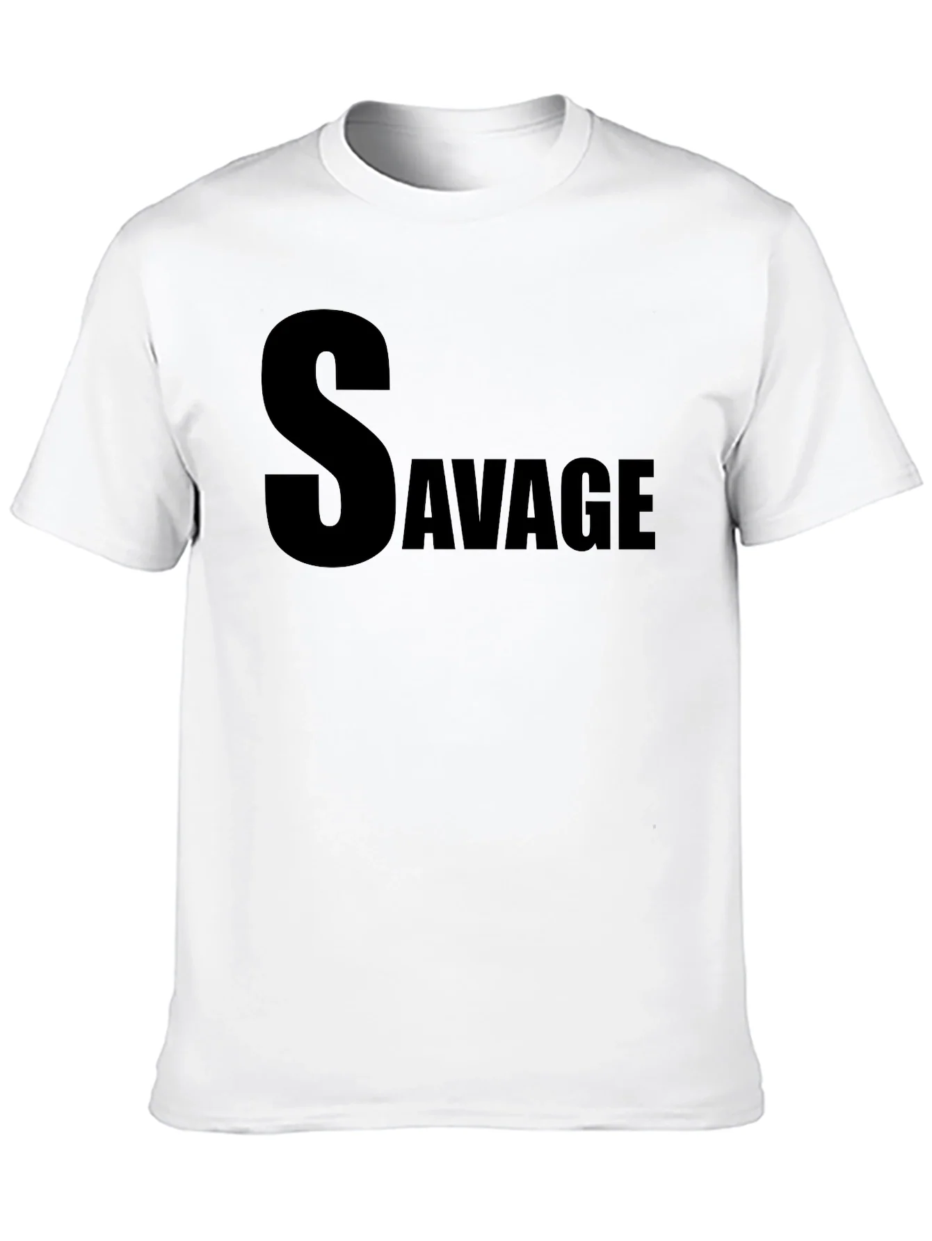 Savage Black T-Shirt - Mens Graphic Tee