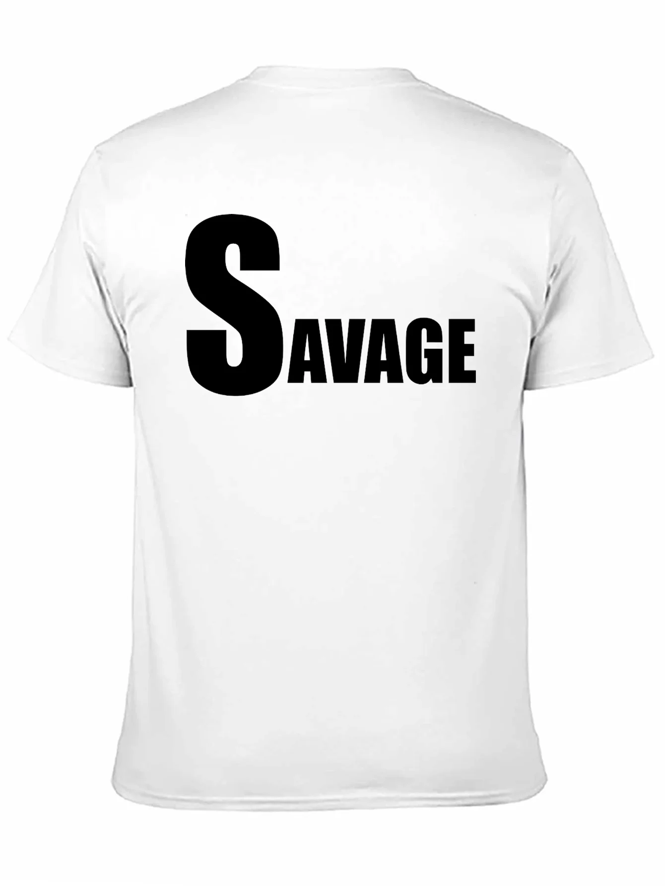 Savage Black T-Shirt - Mens Graphic Tee