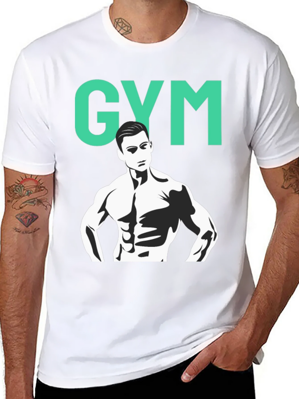 Gym Mode Black T-Shirt
