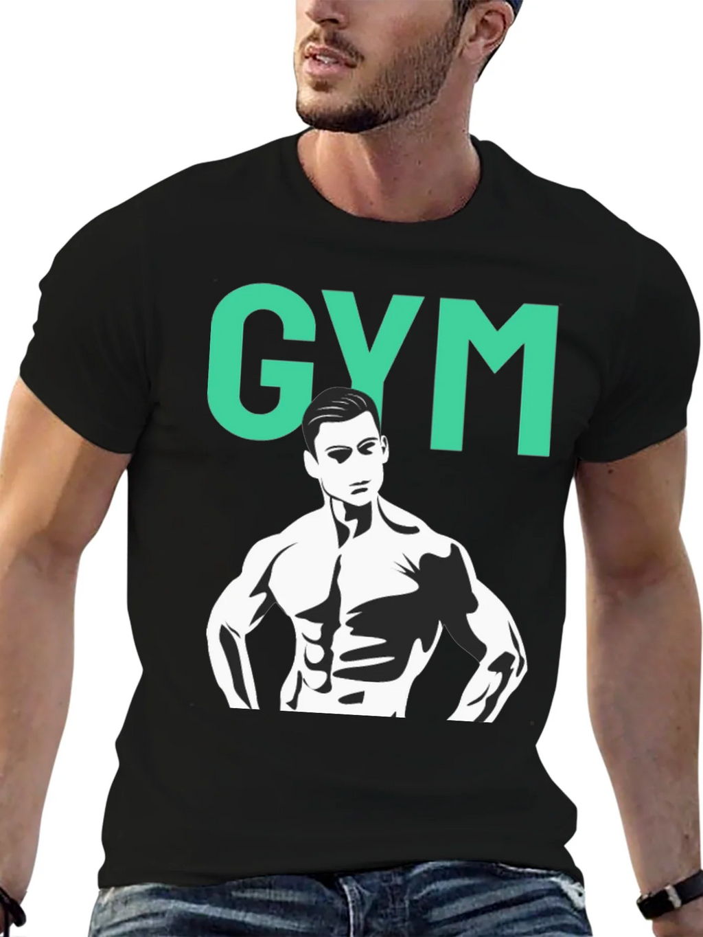 Gym Mode Black T-Shirt