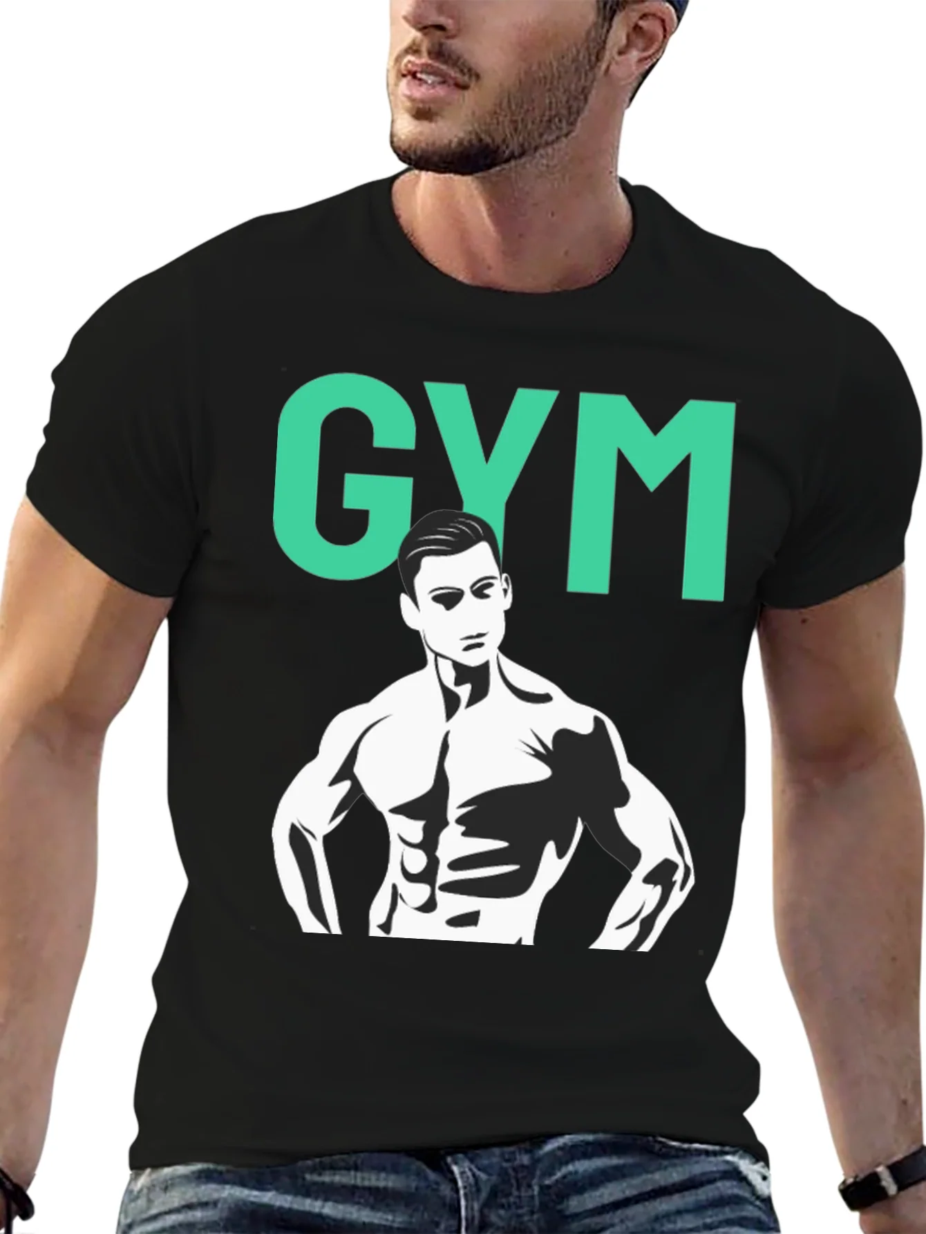 Gym Mode Black T-Shirt