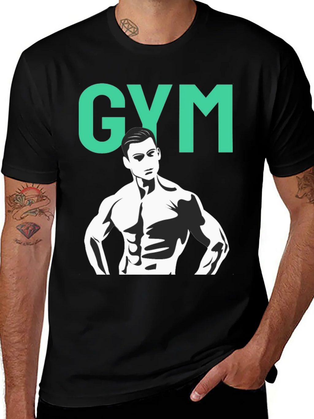 Gym Mode Black T-Shirt