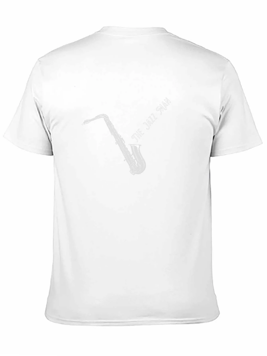 The Jazz Man Black T-Shirt - Musical Design
