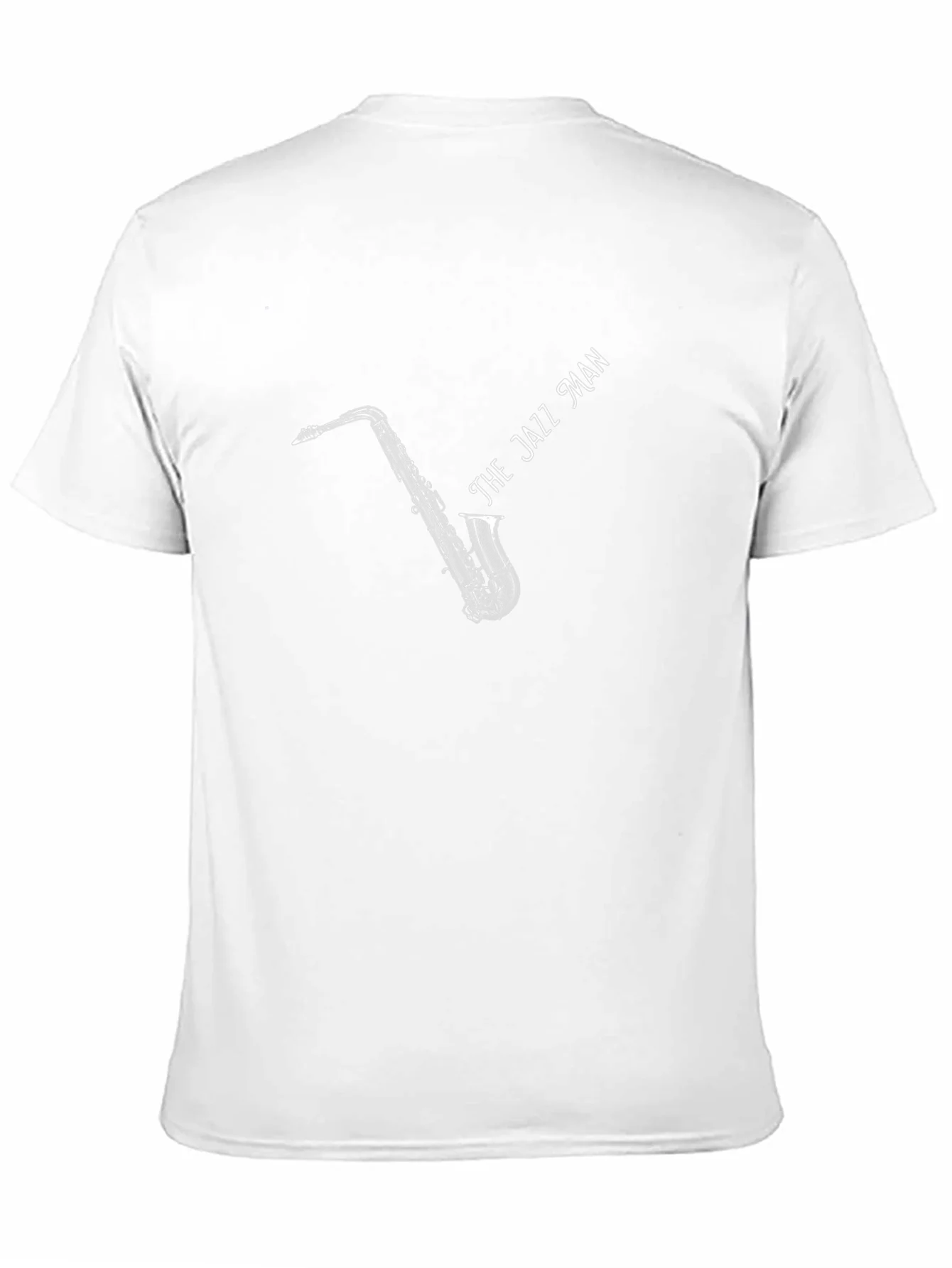 The Jazz Man Black T-Shirt - Musical Design