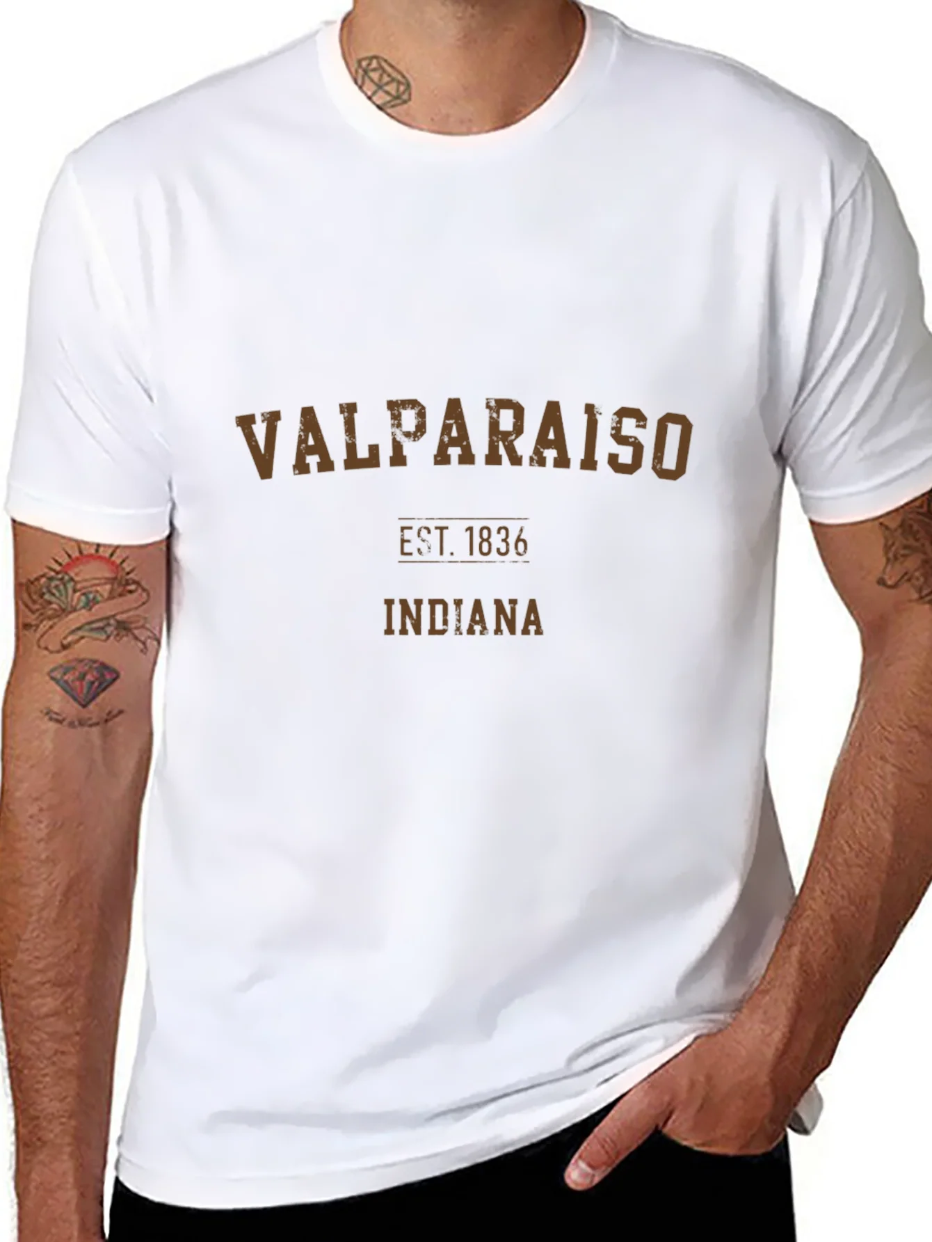 Valparaiso Indiana Est. 1836 Graphic T-Shirt