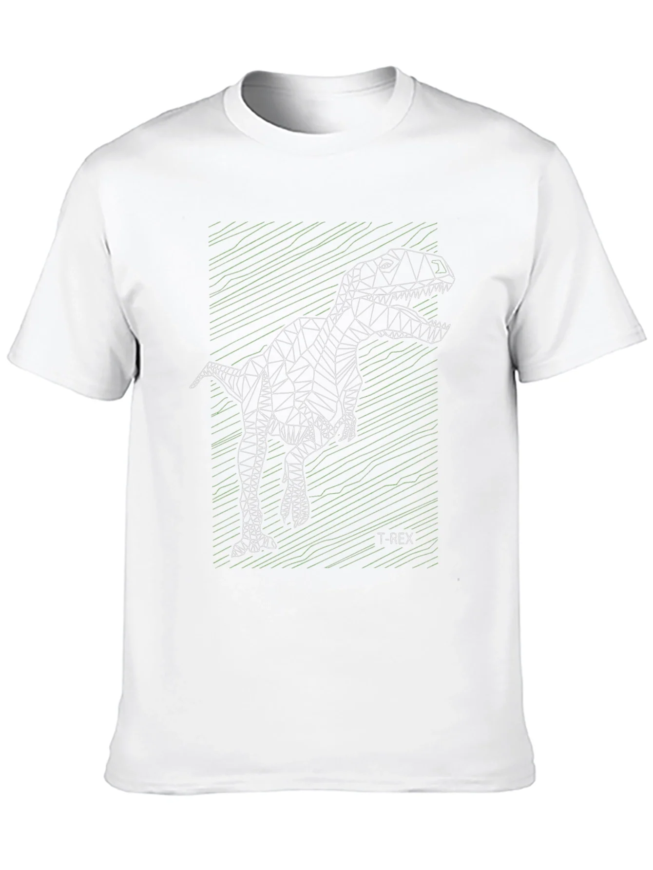 Geometric T-Rex Graphic Tee