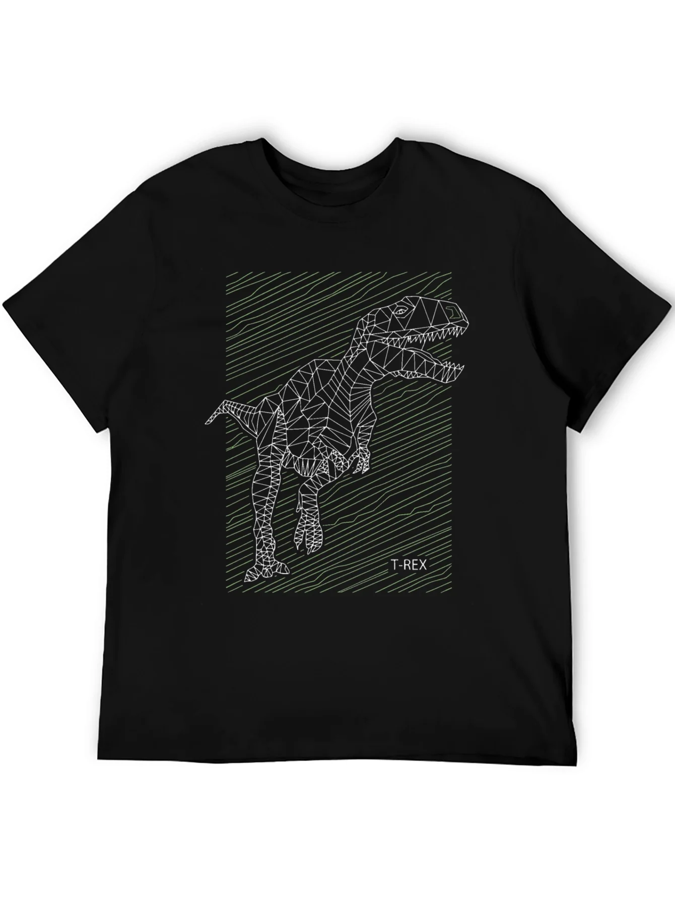 Geometric T-Rex Graphic Tee