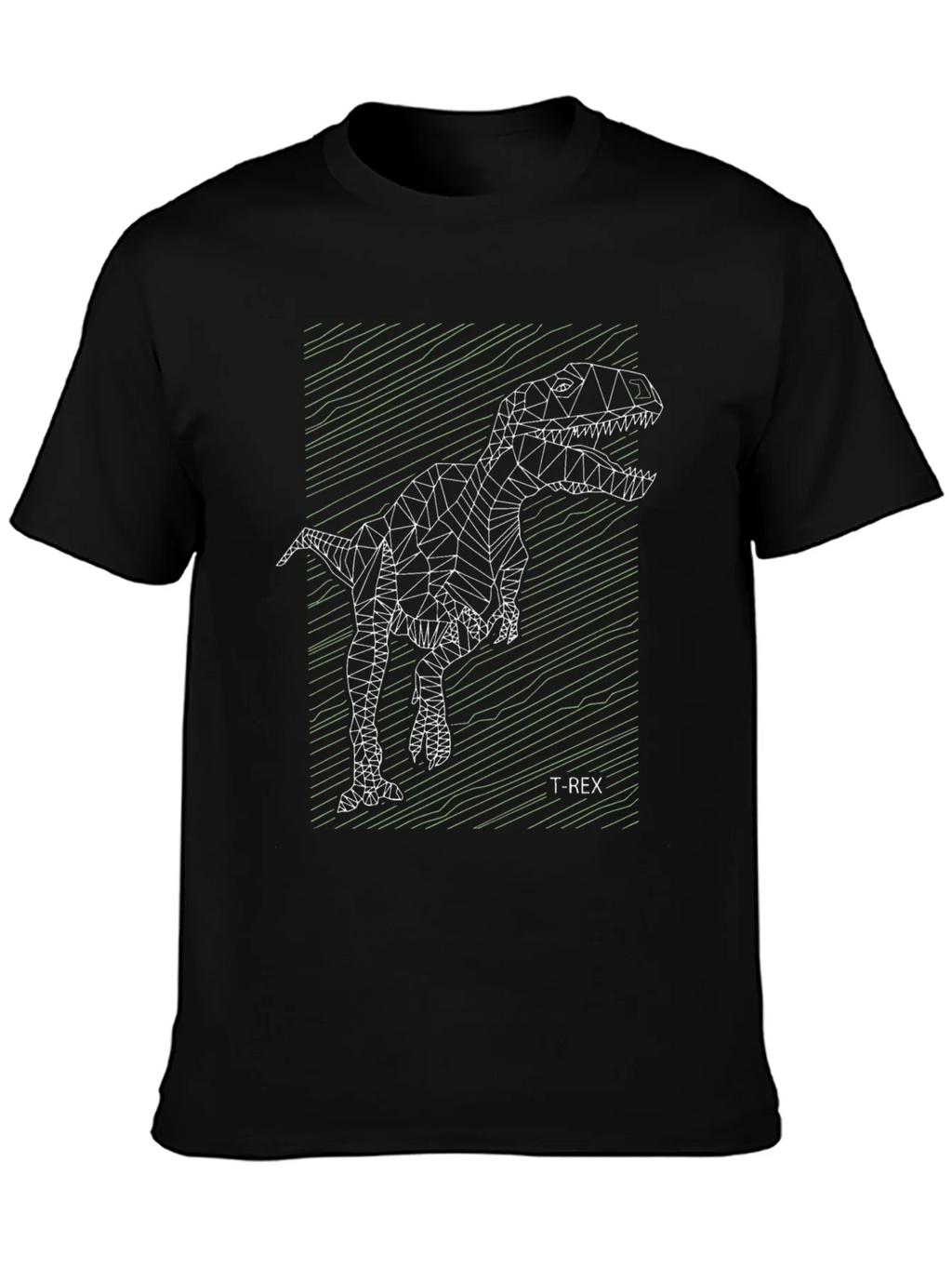 Geometric T-Rex Graphic Tee