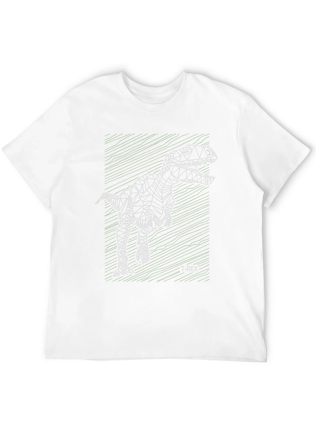 Geometric T-Rex Graphic Tee