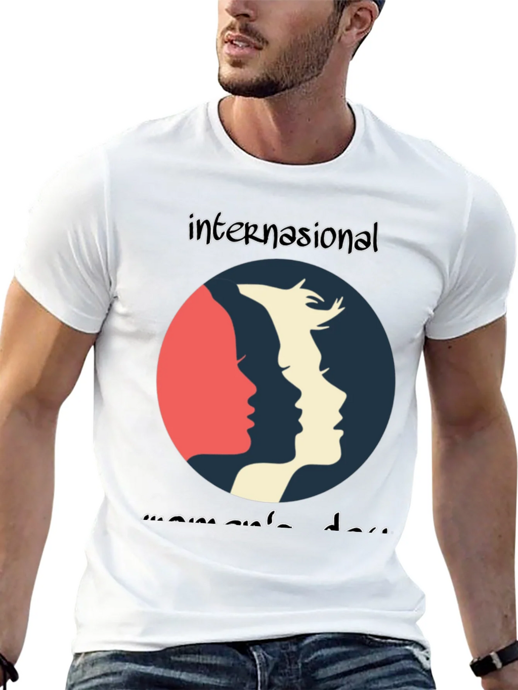 International Womens Day Graphic Tee - Black