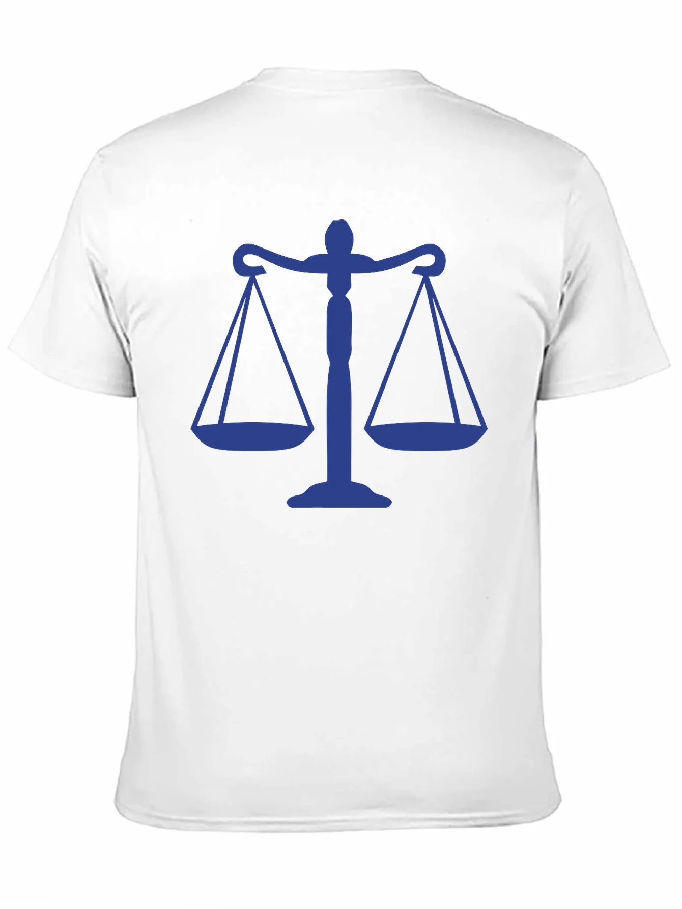Scales of Justice Graphic Tee - Classic Black Cotton T-Shirt