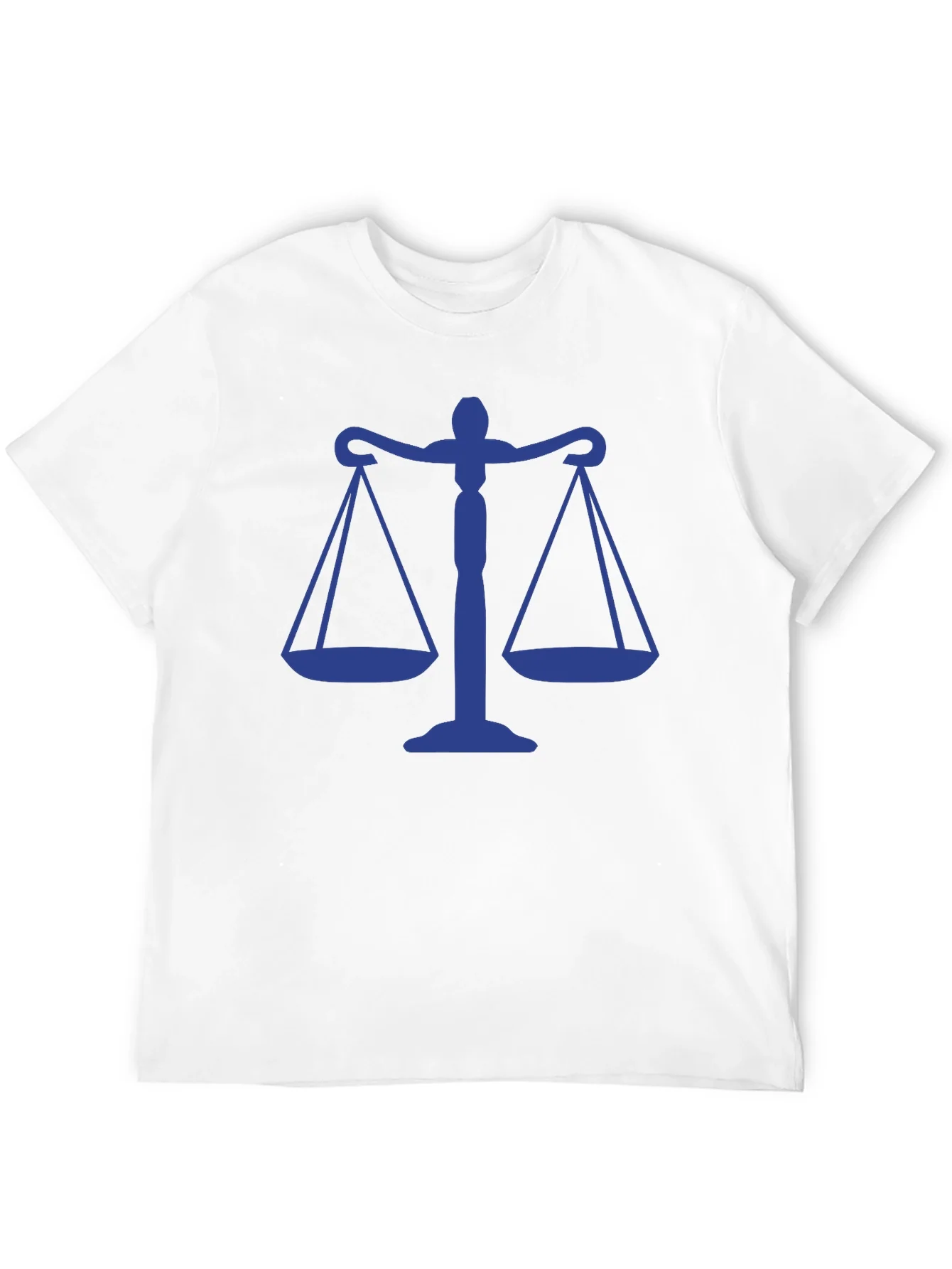 Scales of Justice Graphic Tee - Classic Black Cotton T-Shirt