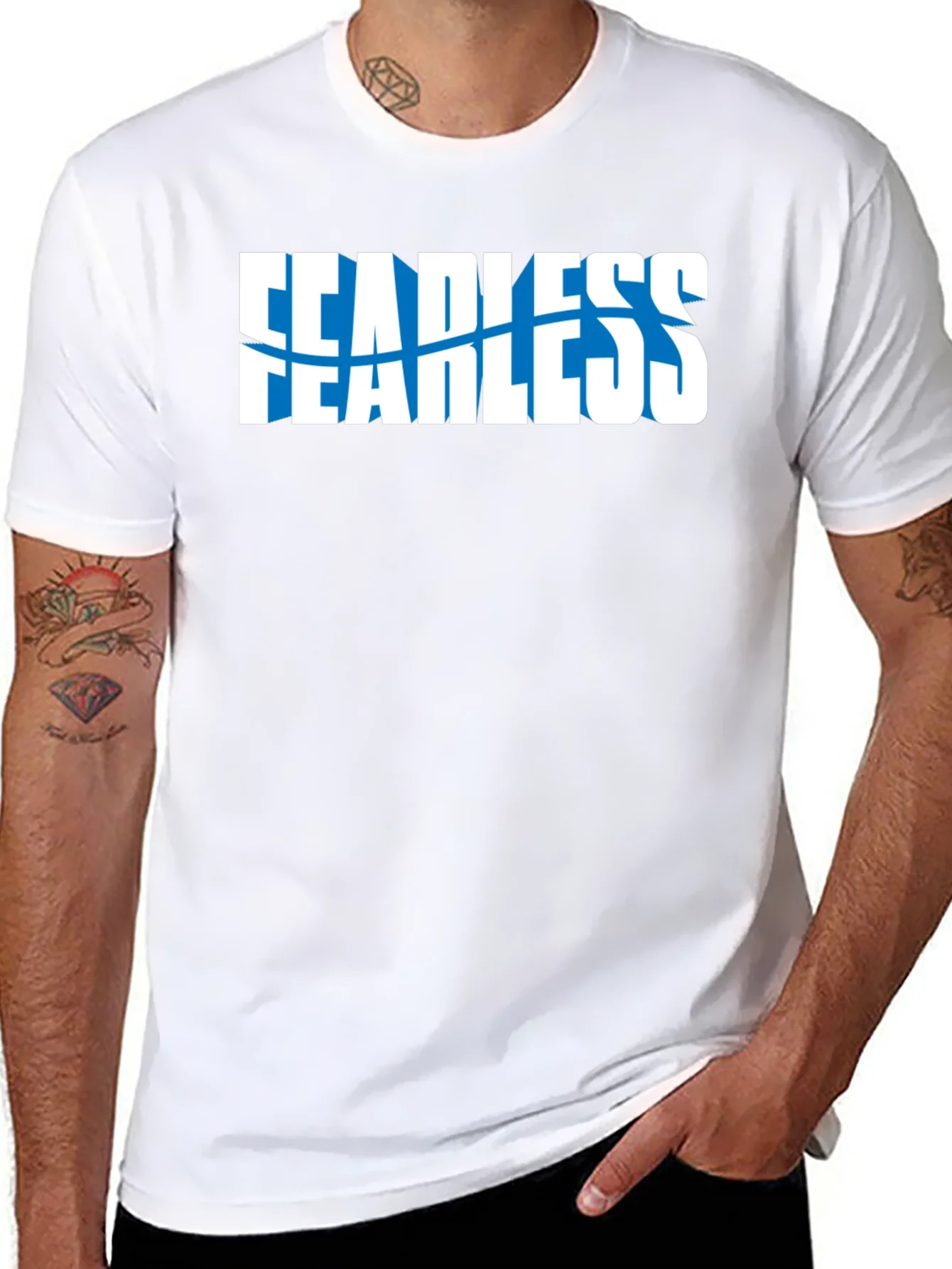 Fearless Graphic Tee - Mens Black T-Shirt
