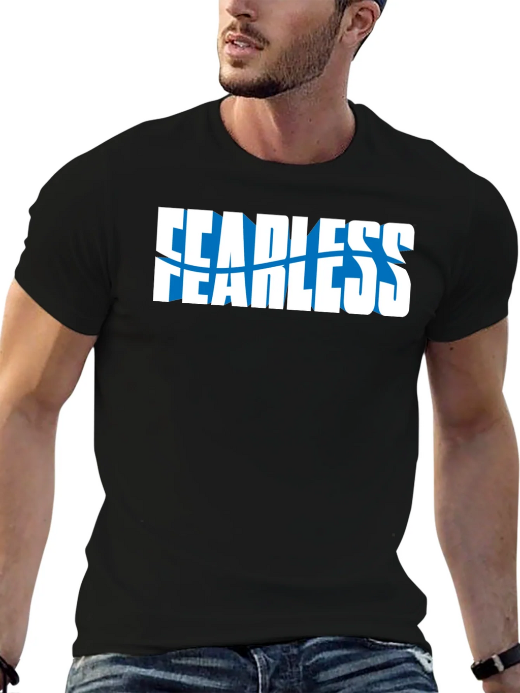 Fearless Graphic Tee - Mens Black T-Shirt