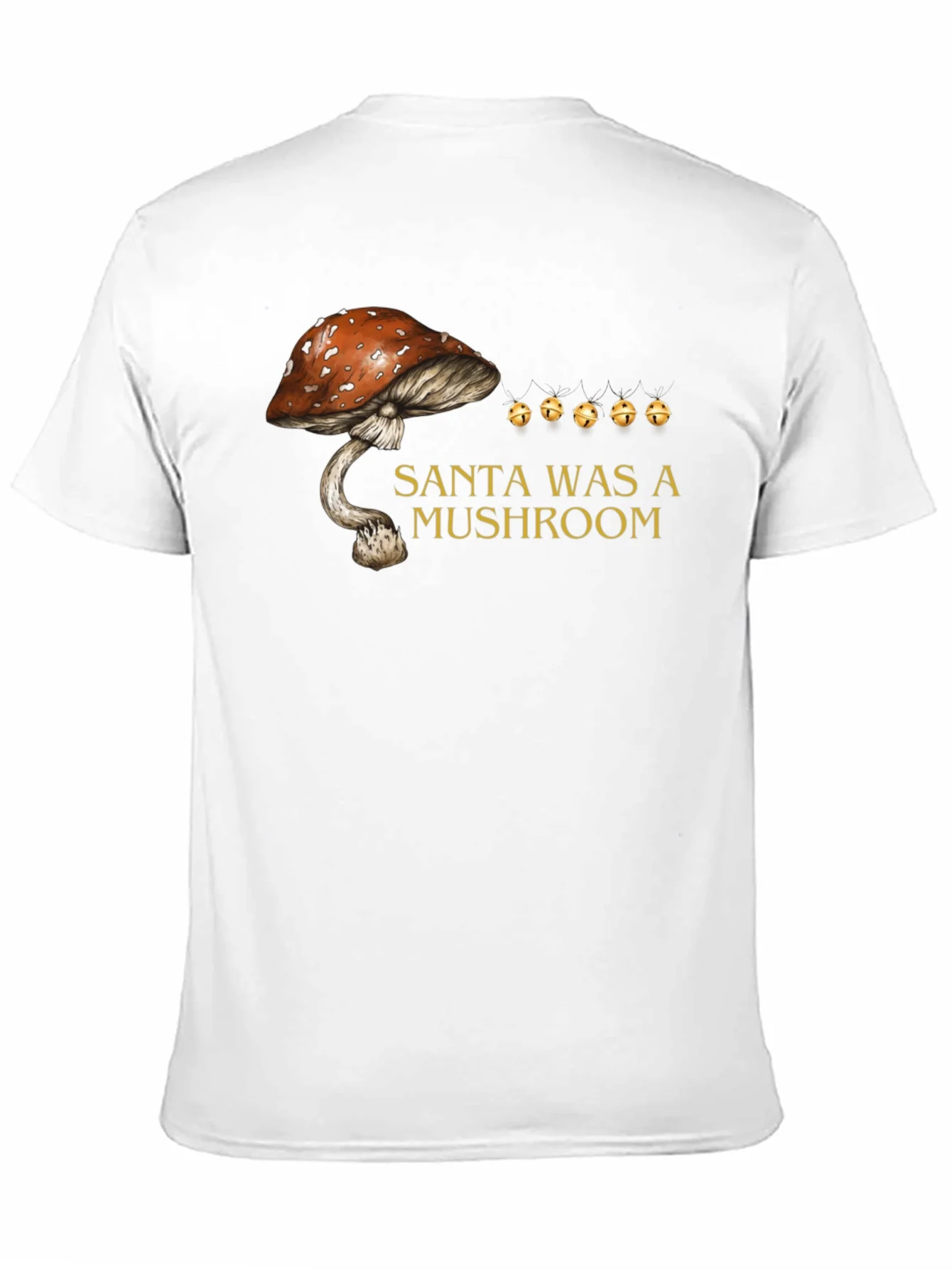 Santa Was A Mushroom Graphic Tee