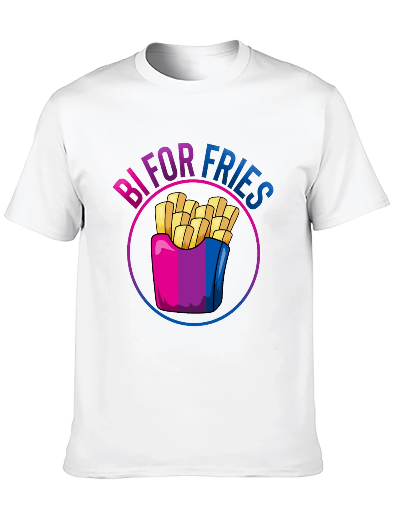 Bi For Fries T-Shirt - Bisexual Pride Shirt