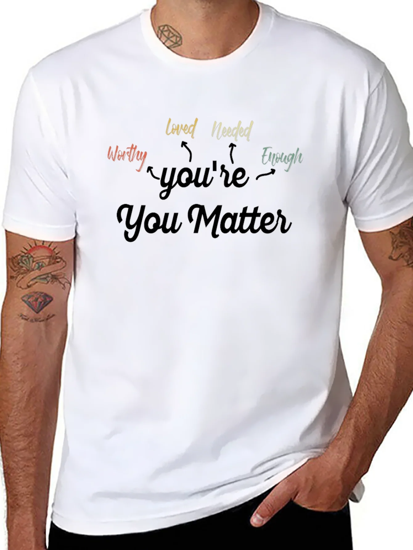 You Matter Graphic Tee - Inspirational T-Shirt