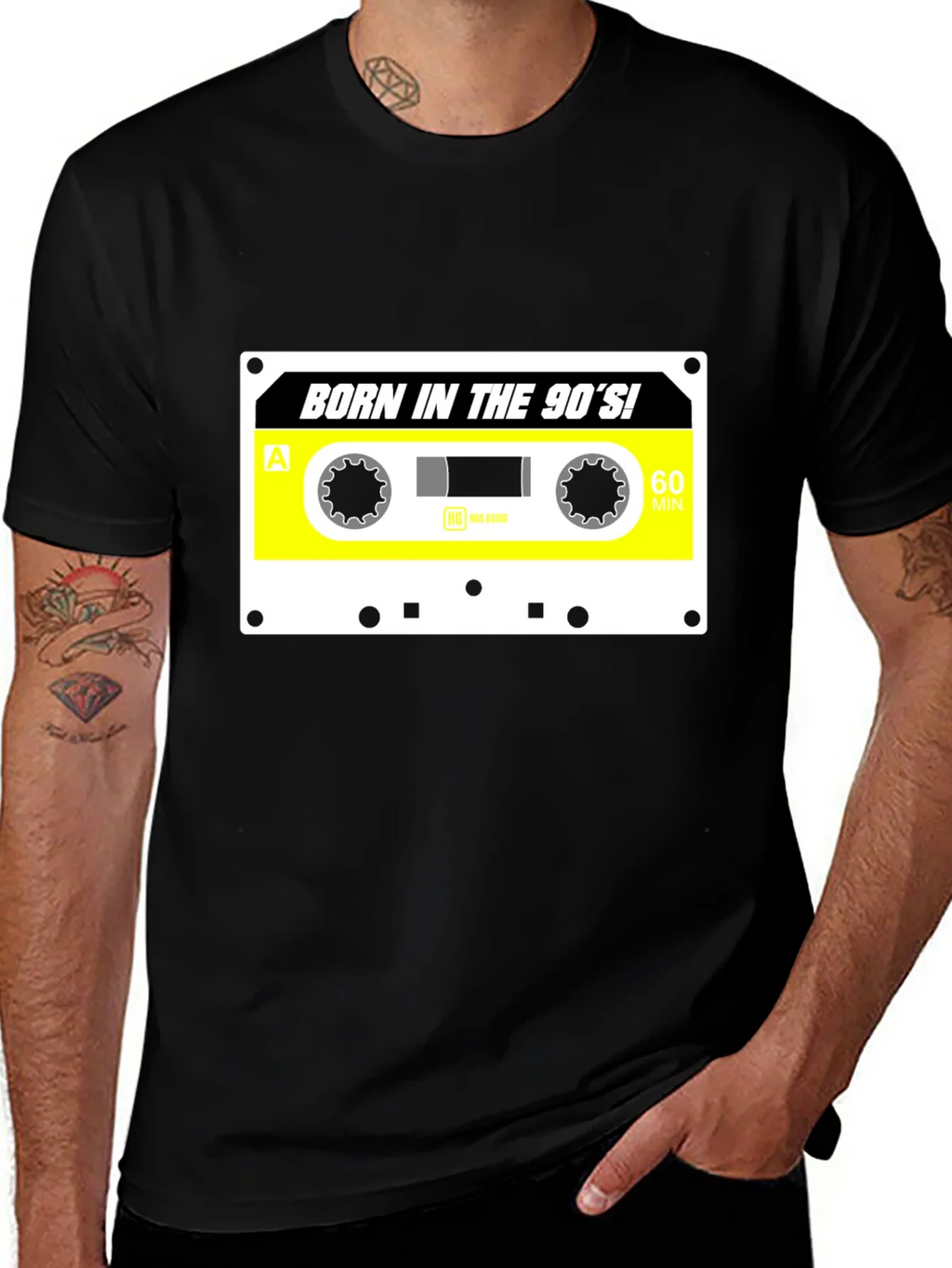 Born in the 90s Cassette Tape Graphic T-Shirt