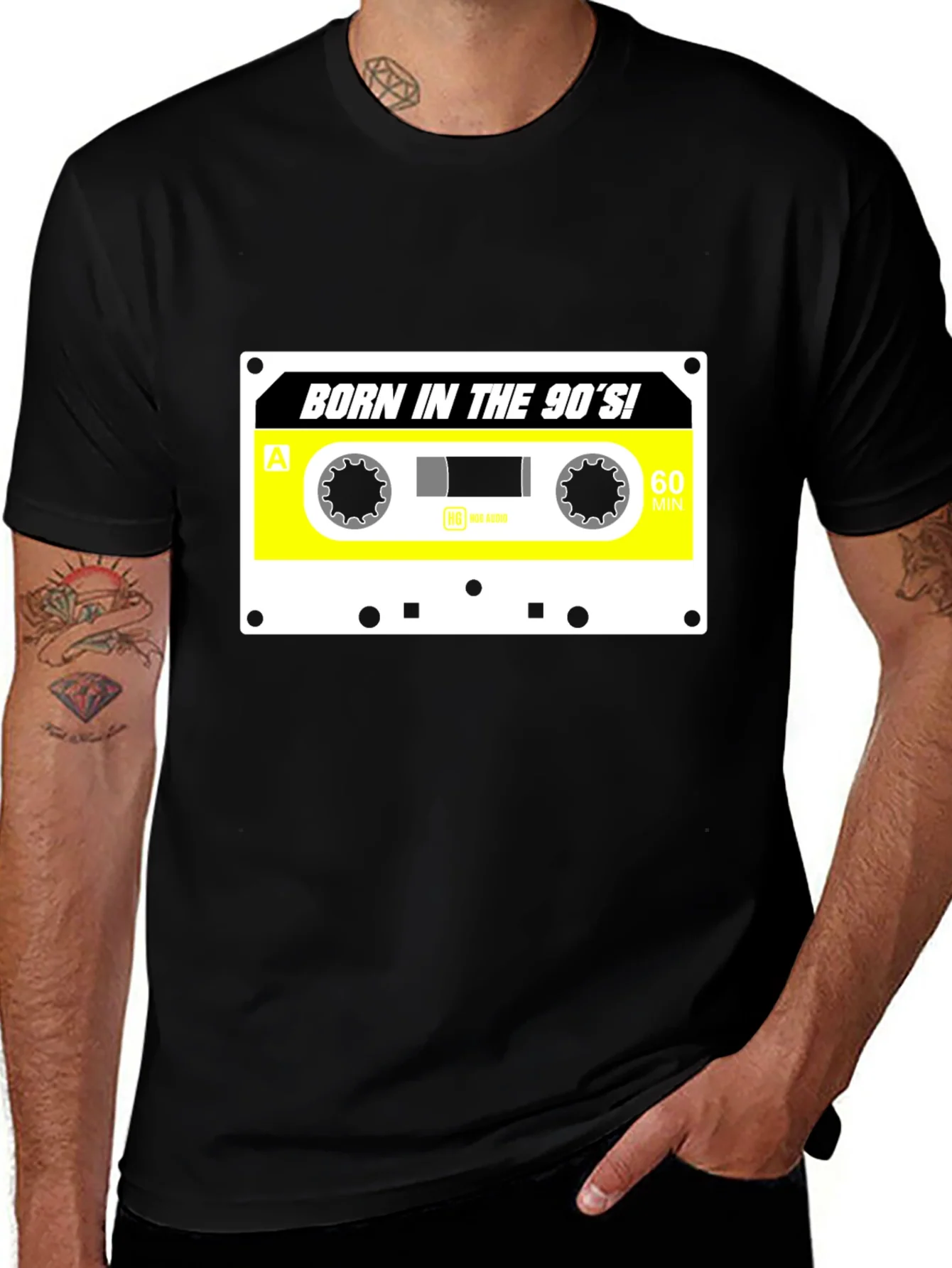 Born in the 90s Cassette Tape Graphic T-Shirt