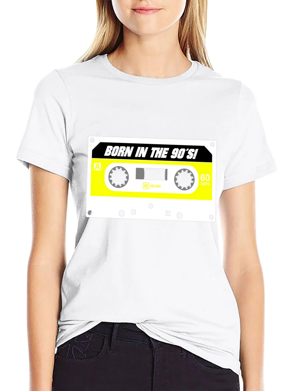 Born in the 90s Cassette Tape Graphic T-Shirt