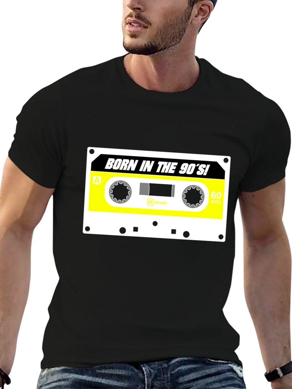 Born in the 90s Cassette Tape Graphic T-Shirt