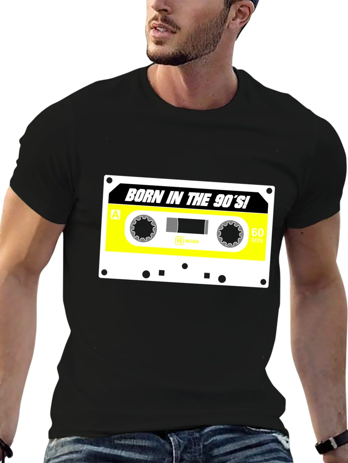 Born in the 90s Cassette Tape Graphic T-Shirt