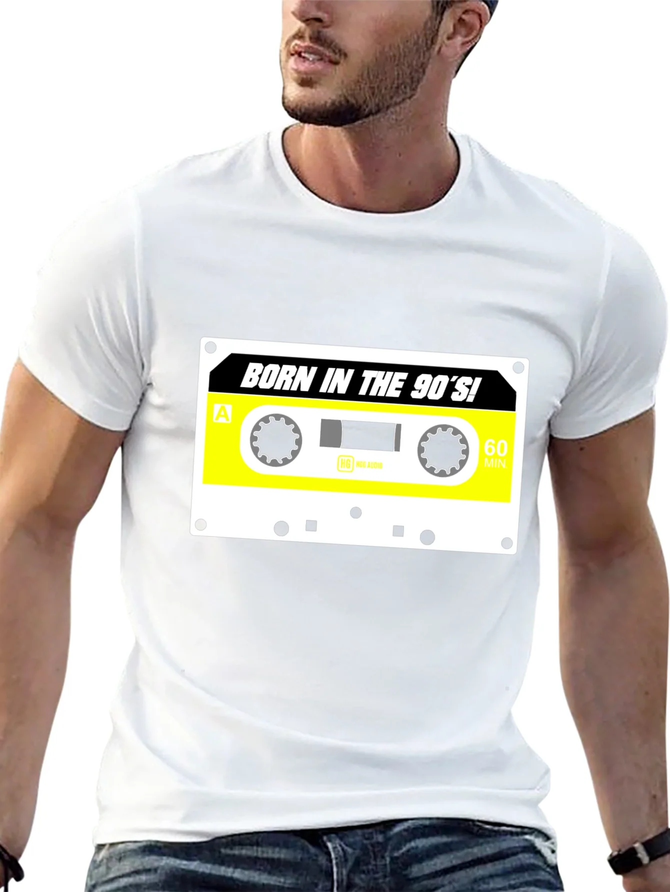 Born in the 90s Cassette Tape Graphic T-Shirt