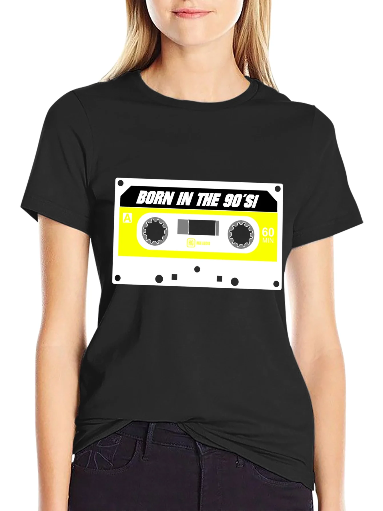 Born in the 90s Cassette Tape Graphic T-Shirt
