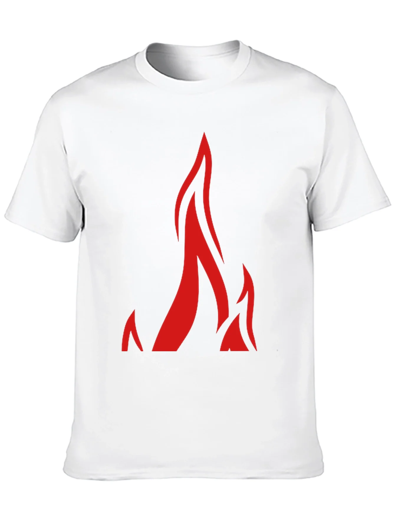 Flame Graphic Black T-Shirt