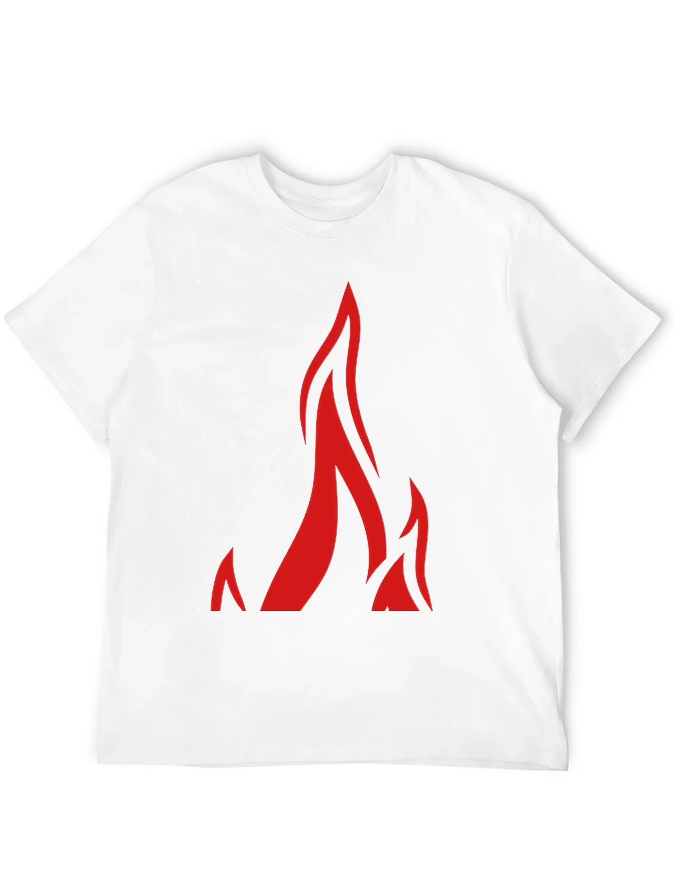 Flame Graphic Black T-Shirt