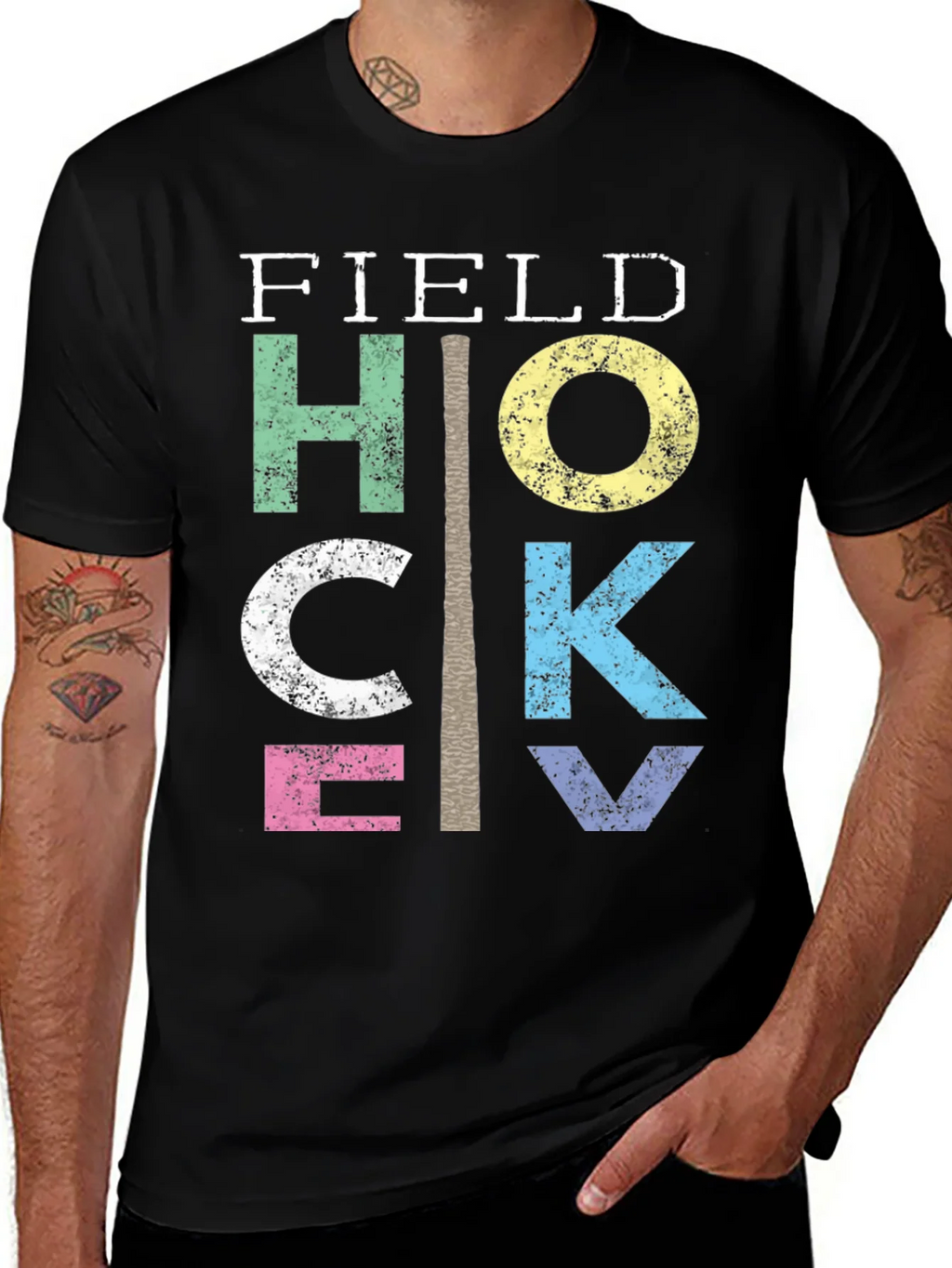 Field Hockey Graphic T-Shirt