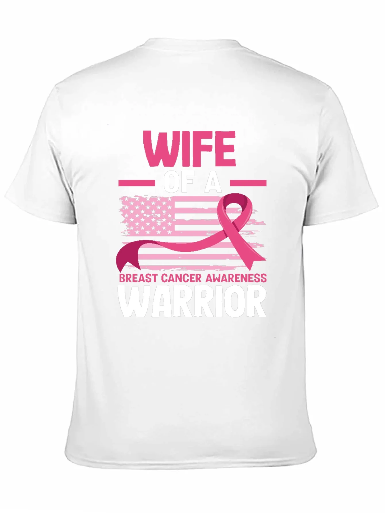 Wife of a Warrior Breast Cancer Awareness T-Shirt