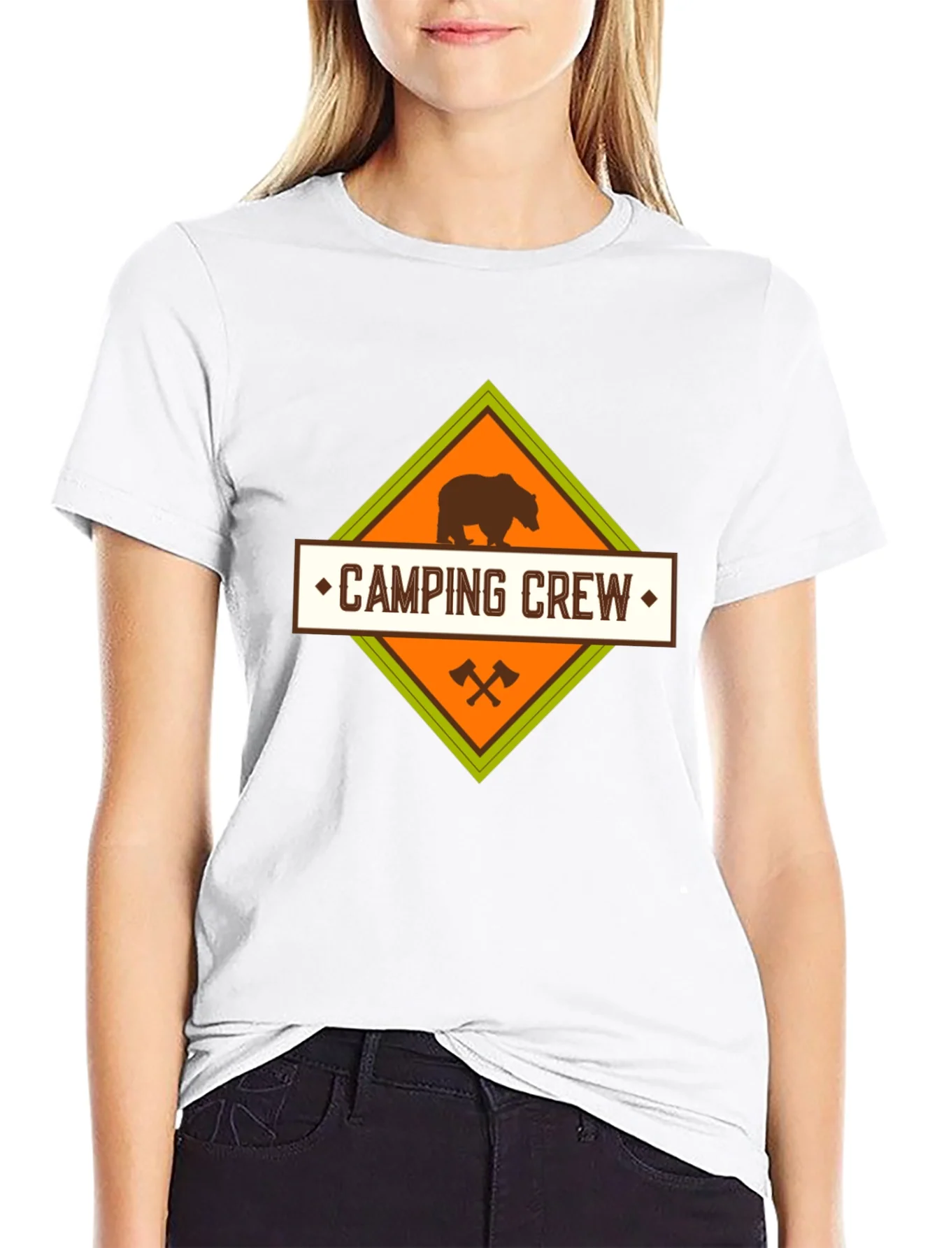Camping Crew Bear Graphic Tee