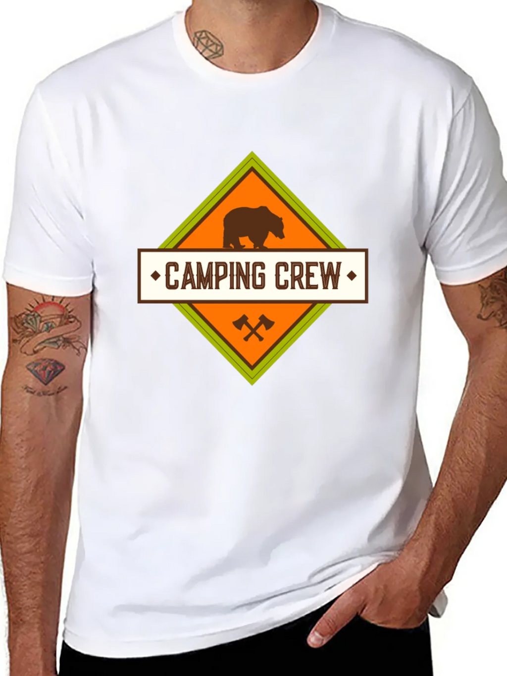 Camping Crew Bear Graphic Tee