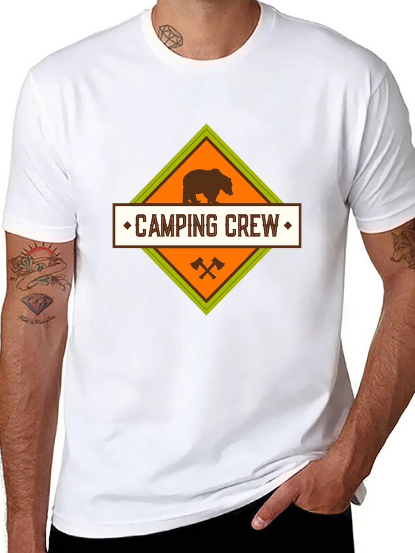 Camping Crew Bear Graphic Tee