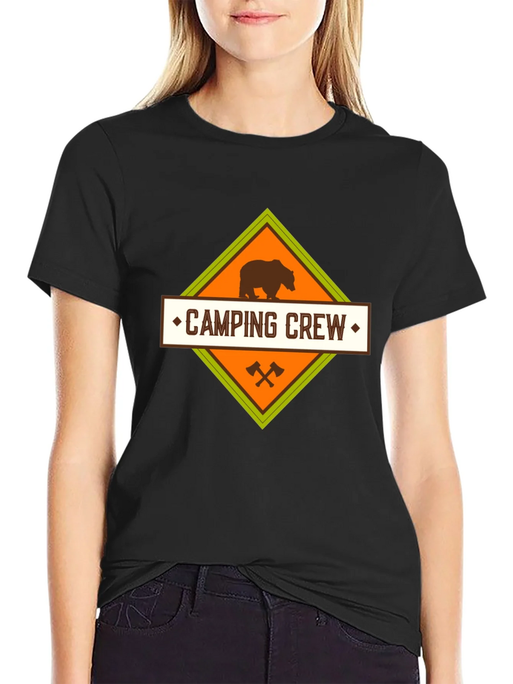 Camping Crew Bear Graphic Tee