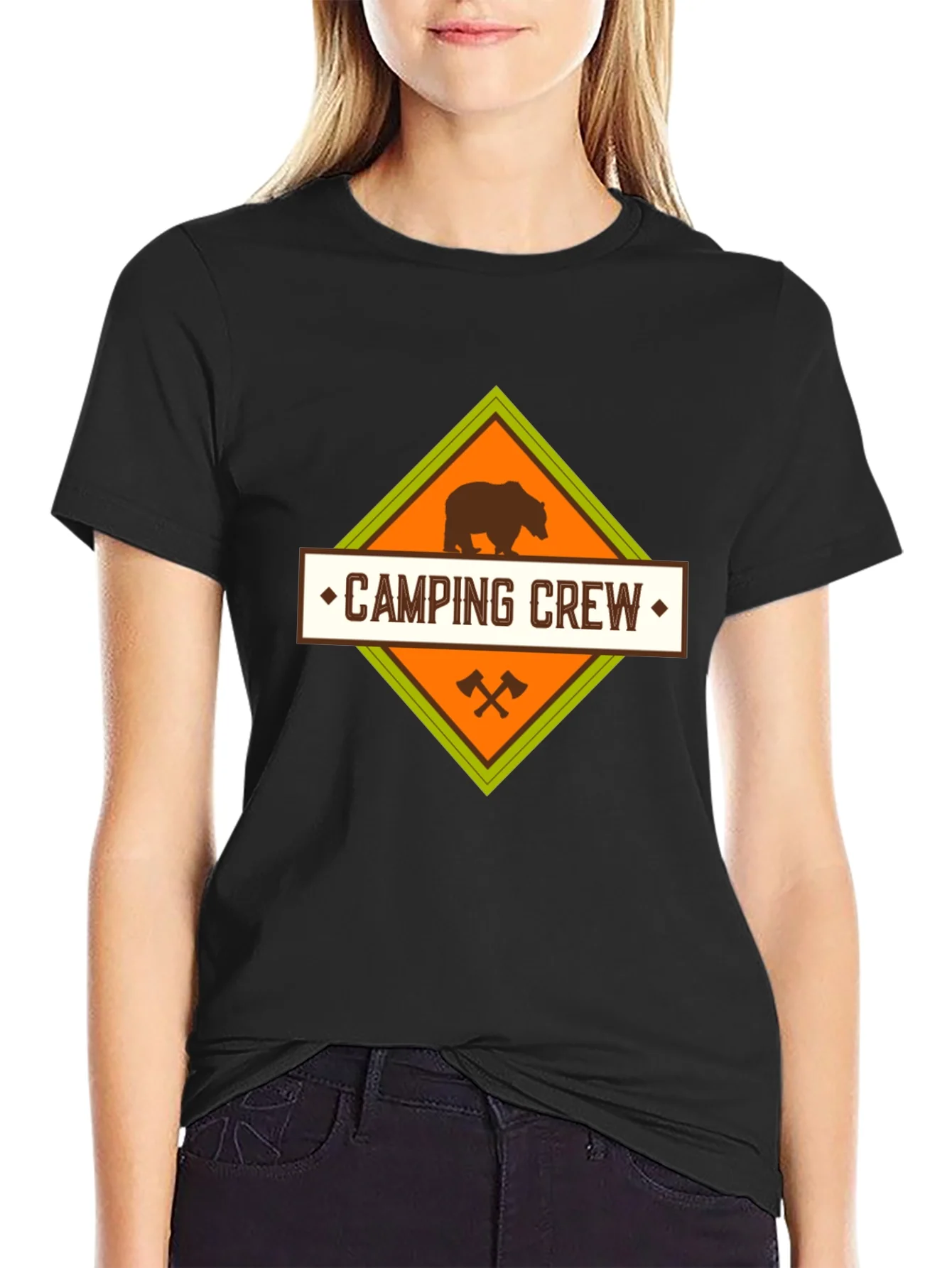 Camping Crew Bear Graphic Tee